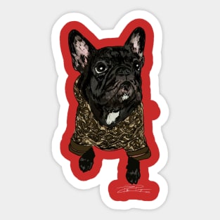 Frenchie Fashion Forward Sticker